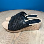 Baretraps  Flossey Woven Cork Wedge Sandal Comfort Slip On Women’s Size 9 Photo 4