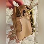 Merona   Tan mini flap Leather Crossbody Bag like new Photo 9