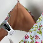 J.Crew NWT Knot Bandeau Bikini Top Cloud Meadow Floral Blue Plus Size 3X NEW Photo 7