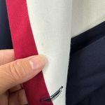 Danny & Nicole Vintage 80's Double Breasted Midi Dress Navy/Multi-8 Photo 5