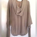 Calvin Klein Hooded Sweater Women’s | Gold Metallic | Sz Small | Knit | Photo 1