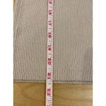 All:Row Nadia Sleeveless Turtleneck Top Ribbed Knit Neutral‎ Beige Medium Tan Photo 7