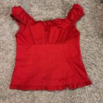 Brandy Melville  Red Elena Top Photo 2