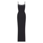 SKIMS  Fits Everybody Lace Long Slip Dress in Onyx, Size XXS Photo 3