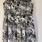 Robbie Bee Black and White Midi Sundress Photo 0