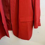 City Chic Blazer Essence Longline Jacket in Rust Orange-Red Sz 24 (XXL) NWT Photo 8