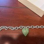 Hallmark peridot gemstone heart bracelet Photo 1