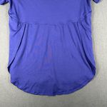 Copper Fit Pro Womens Medium Purple Short Sleeve Round Neck Flowy Shirt Photo 8