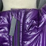 Lole  Women's Medium Athletic Puffer Vest Down Purple Black Full Zip Photo 2