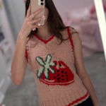 SheIn Winter V-Neck Knit Sweater Vest Photo 0