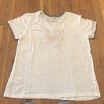 Free People heirloom lunar new years 100% linen t-shirt size large Photo 7