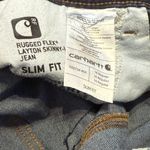 Carhartt Dark Wash Skinny Jeans 16R Slim Fit RUGGED FLEX® Photo 5