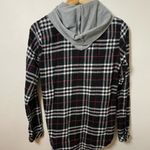 Ci Sono Plaid Flannel Jacket Hoodie Duo Photo 3
