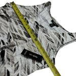 Style & Co NEW . Black Brown White Geometric Print Tiered Dress Artsy Lagenlook L Photo 8