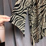 Cato , 18/20 top with Crossbody bodice ,asymmetrical hem animal print Photo 5