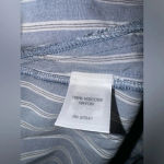 J.Jill  women’s Striped Button Down‎ Blouse small petite Blue White lightweight Photo 3