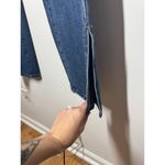 Adika Jeans Women Size S Slight Distressed Wide Leg With Slits Denim Med Wash Photo 8