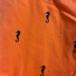 Merona  Bright Orange Cotton Seahorse Shorts size 10 Photo 2
