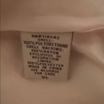 JouJou Light Pink Vegan Leather Jacket Size Large embroidered flowers Saks XL Photo 7