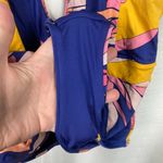 Trina Turk Purple&Pink Floral Breeze Plunging V One Piece Swimsuit Sz.14 Photo 13