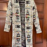 Northern Angel Opw front hooded long cardigan Small Black Photo 1