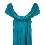 Rachel Pally Midsummer Maxi Dress Size Large Laguna Teal New NWT Stretch Coastal Photo 1