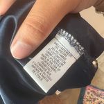 Milly of New York Allison Black/Navy Blue Metallic Jacquard Wrap Dress size 0 Black Photo 13