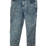 Lee Vintage Juniors High Waist Tapered Acid Wash Jeans Size 5 24x30 Long 80s/90s Photo 0