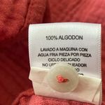 Foxcroft  Pink Crinkle Cotton Button Down Blouse. Size XXL Photo 7