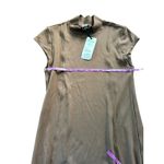 Varley Taunton Midi Dress in Chestnut Brown Mock Neck Knit Size M NWT Photo 5