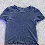 American Eagle Grey Baby Tee Photo 3