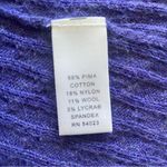 Banana Republic  Purple Cable Knit Wool-Blend Pullover Vest Size XS Photo 2