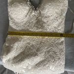 Maggie Sotero Ivory Lace Overlay Wedding Dress Cap Sleeve V Photo 15