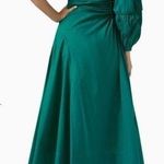 Ulla Johnson NWOT Fiorella One Shoulder Cotton Poplin Turquoise Midi sz 6 Photo 1