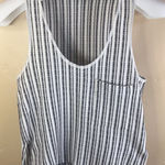 ZARA  W&B Collection Striped Tank Womens With Pocket Nautical Size Small Beachy‎ Photo 0