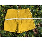 Maeve  The Colette High Rise Mustard Mini Shorts Size 26 NWT Photo 5