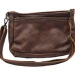 Myra Bag Temptation Cowhair Brown Leather Crossbody Bag Purse Rustic Western Photo 0
