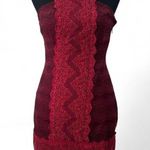 Free People  | M| Natasha Lace Halter Bodycon Mini Dress Cocktail Sleeveless Photo 0