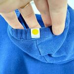 Life is Good Navy Blue Graphic Casual Cozy Soft Hooded Sweatshirt Womens Size XL Photo 2