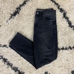 American Eagle Distressed Black Mom Jeans Photo 1