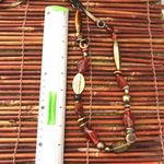 Coldwater Creek Long Glass Bead Rustic Necklace Photo 5