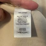 House of Harlow 1960 Cream Denim Maxi Dress XS Collar Vest Ivory Button Down White Photo 7