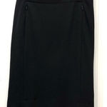 Diane Von Furstenberg ‎ Pencil Skirt Size 2 Black New Keto NWOT Photo 0