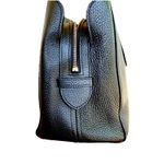 Kate Spade Leila Medium Triple Compartment Satchel Bag Black Pebbled Leather Photo 6