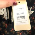 NWT Doen Iveline Dress in Fleur du Palais Long Sleeve Floral Size XXL Black Photo 5