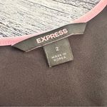 EXPRESS Vintage Y2K  Black Dress with Pink Accent Photo 3