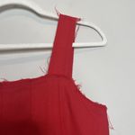 SEA New York Red 100% Wool Jumpsuit Wide Leg Size 0 Photo 4