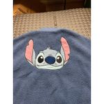 Disneyland Paris Exclusive Stitch Half-Zipped Fleece Sweatshirt Blue Size XXL Photo 4