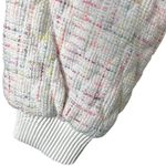 NEW BLANKNYC Women’s Luxury Clothing Bomber Jacket Size S White Photo 5