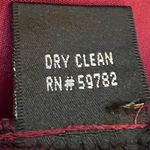 Adrianna Papell  Maroon Sleeveless V-neck Silk Cocktail Dress Elegant Size 10 Photo 6